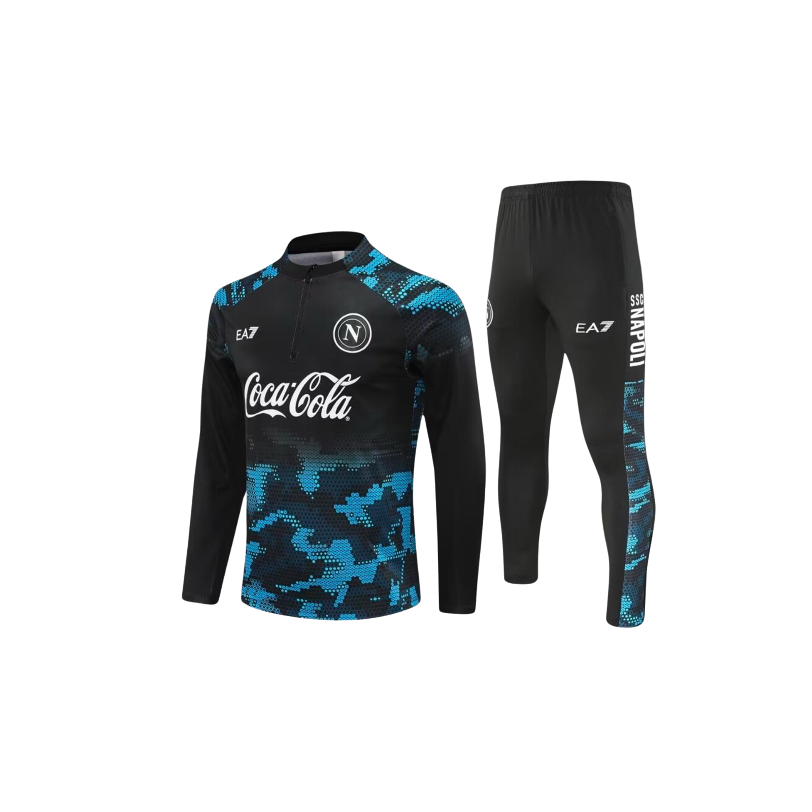 Tuta Napoli Nero/Azzurra 2024/2025