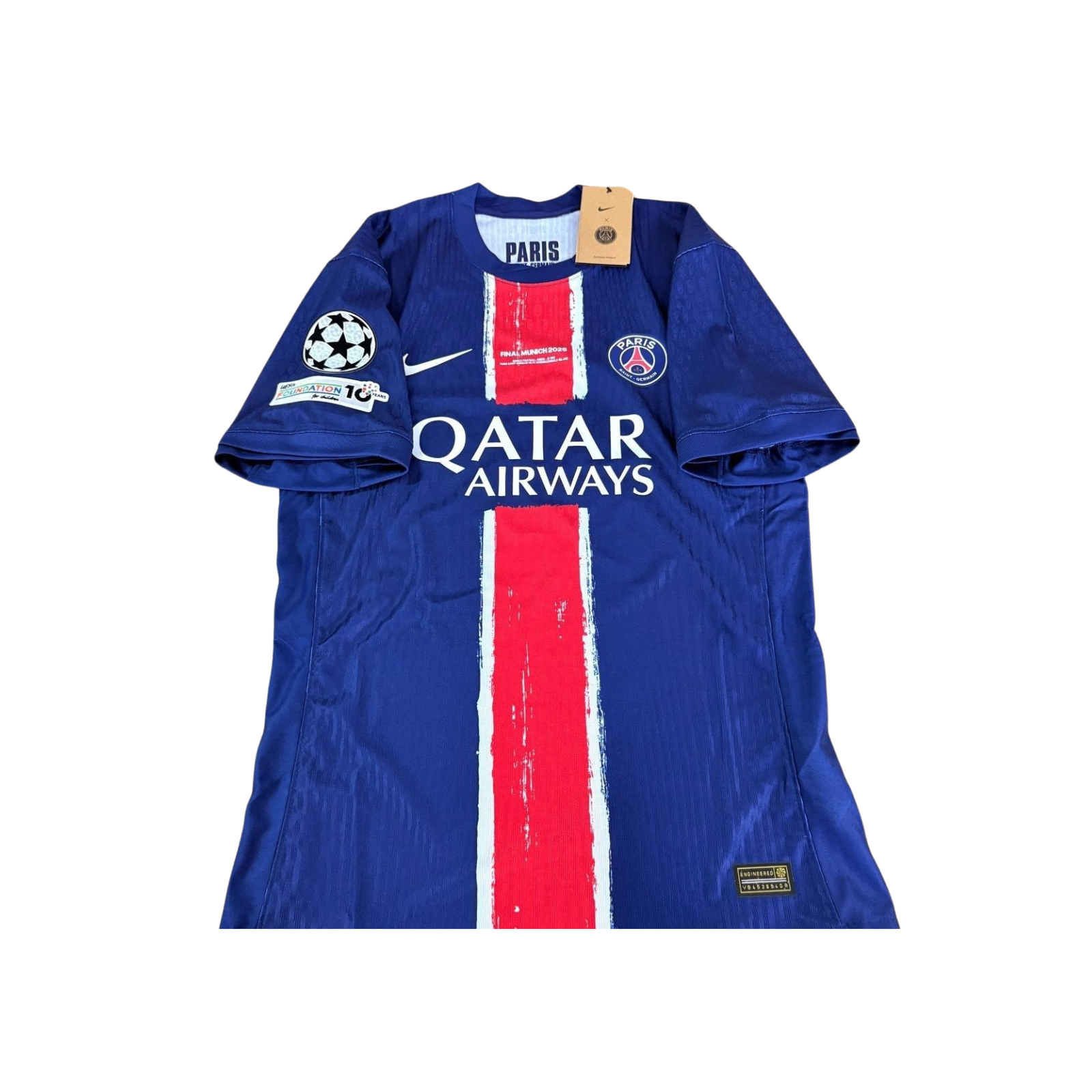 Maglia PSG Finale Champions Monaco 2024/25 con Patch inclusa