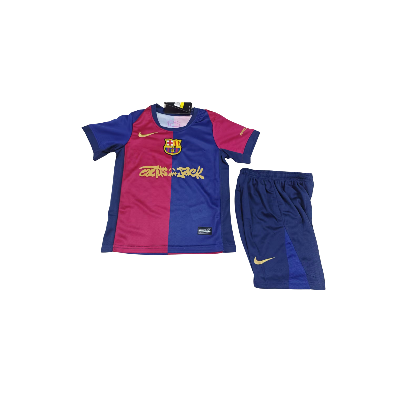 Completino Bambino Barcellona x Travis Scott Home 2025/26