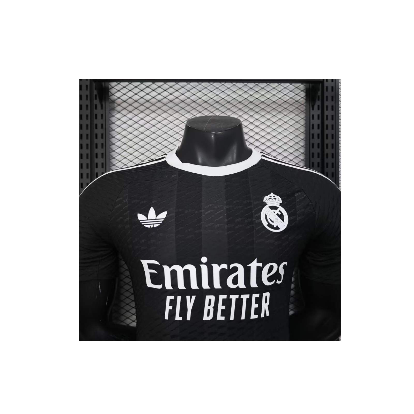 Maglia Real Madrid Portiere Black 2025/26 - Player Version