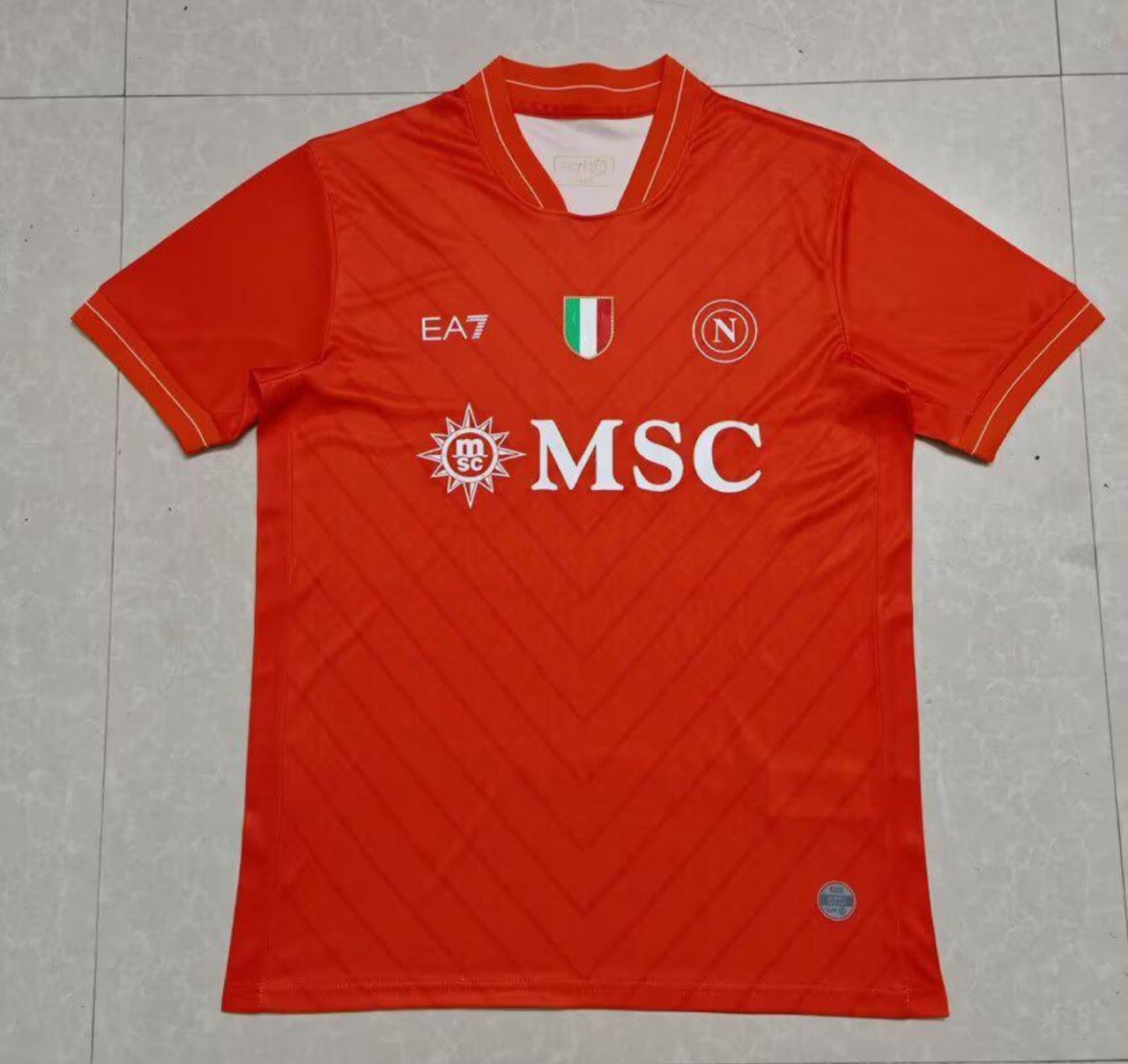 Maglia Napoli Portiere Arancione 2025/26 Scudetto Incluso