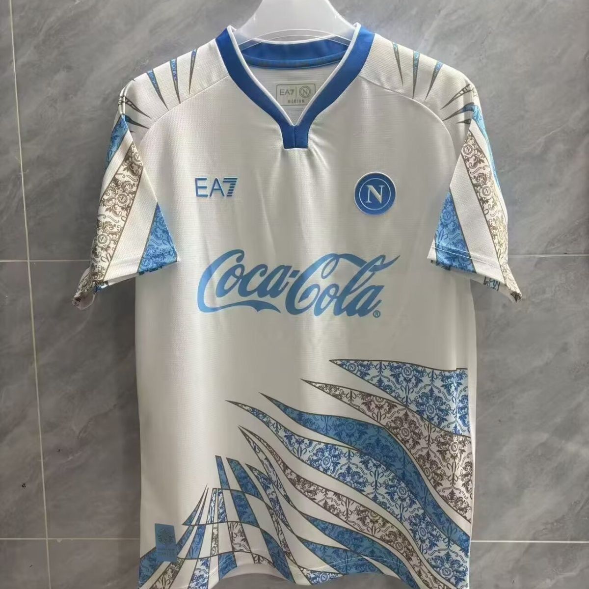 Maglia Allenamento Napoli Bianca 2025/26